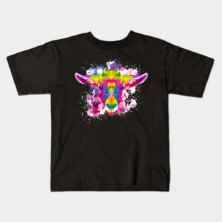 Pop Art Colorful Sheep Kids T-Shirt